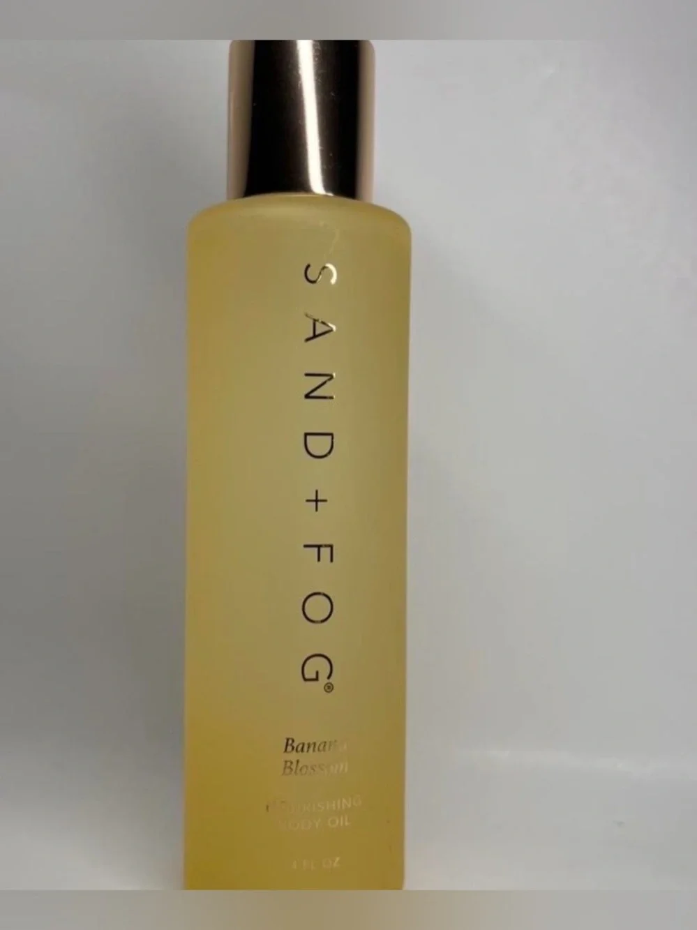 SAND+FOG Nourishing Banana Blossom scented Body Oil NWOT